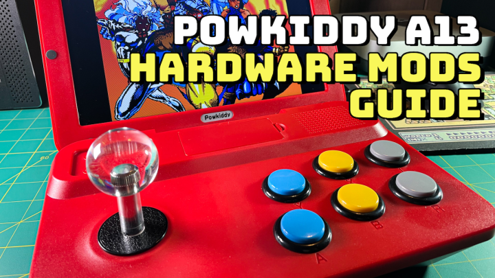 PowKiddy A13 Hardware Mods — Buttons, Joystick, and Weight&nbsp;Rebalance